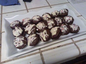 Peppermint cookies