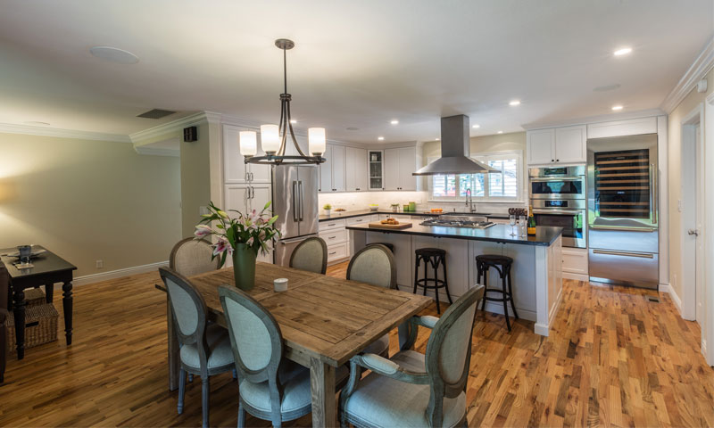 white kitchen designed for wine