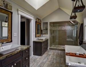 Industrial Chic Los Gatos Bathroom Design