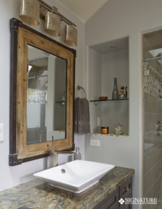 Industrial Chic Los Gatos Bathroom Design