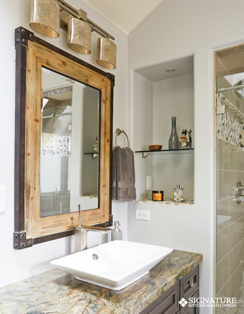 Industrial Chic Los Gatos Bathroom Design