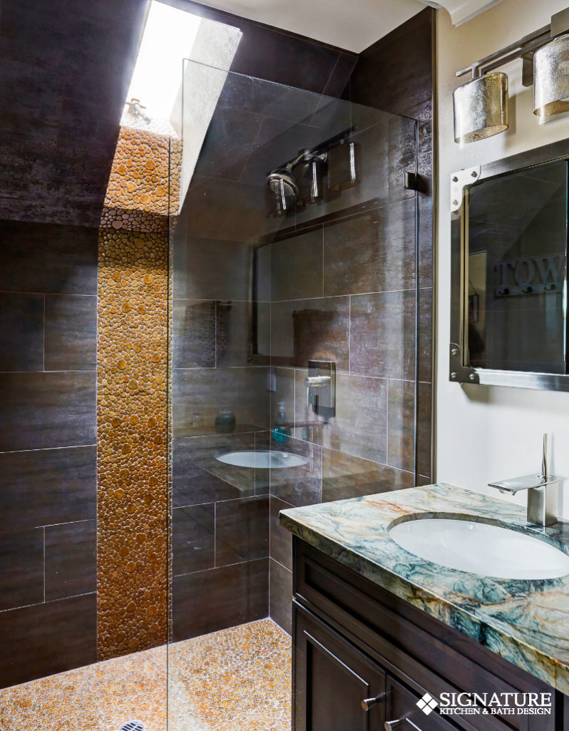 Industrial Chic Los Gatos Bathroom Design