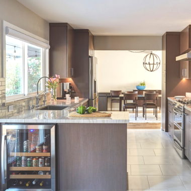 Moody Contemporary Kitchen Remodel