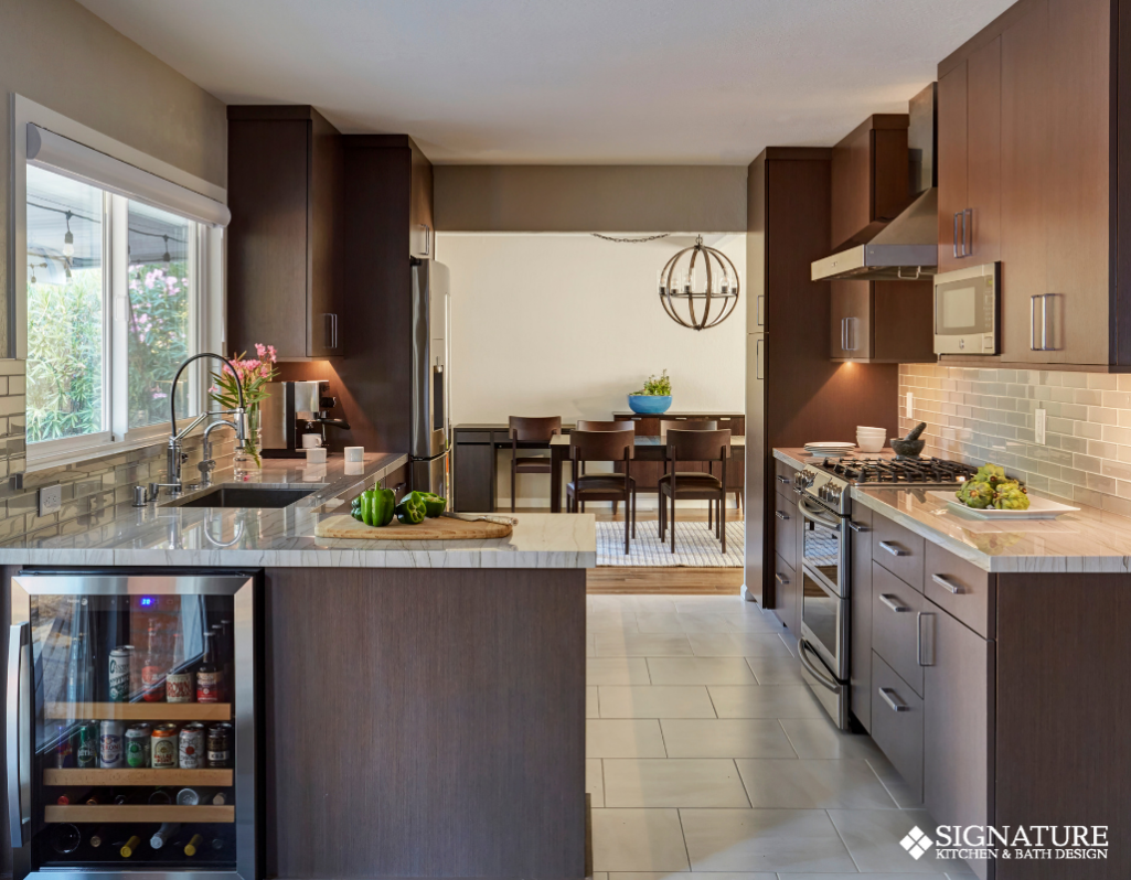 Moody Contemporary Kitchen Remodel