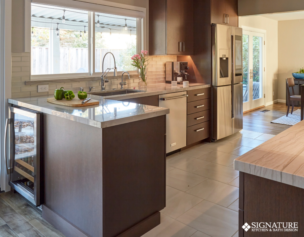 Moody Contemporary Kitchen Remodel